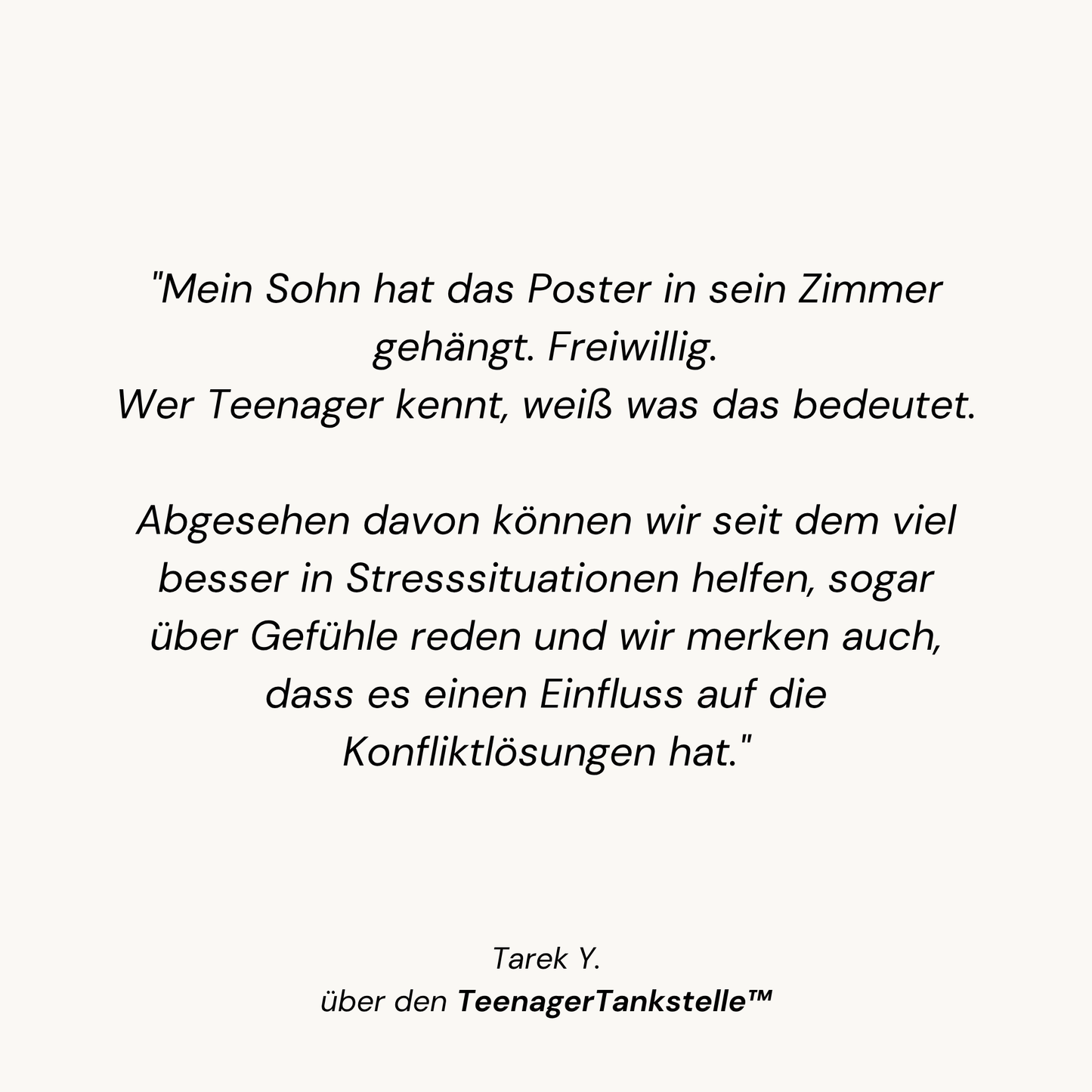 Poster - TeenagerTankstelle™ (Download zum selber ausdrucken) | Auch als Karten oder Heft nutzbar