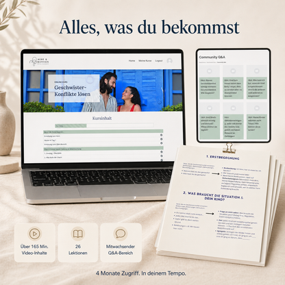 Geschwister-Kurs — Weniger Rivalität, mehr echte Verbindung