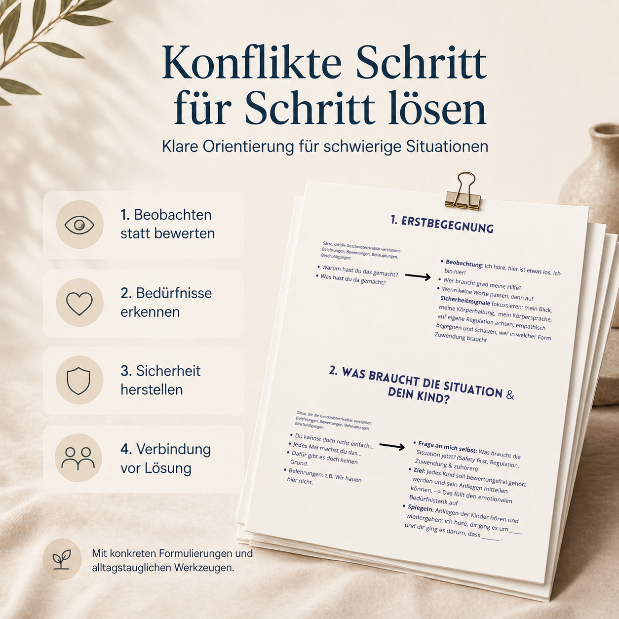 Geschwister-Kurs — Weniger Rivalität, mehr echte Verbindung