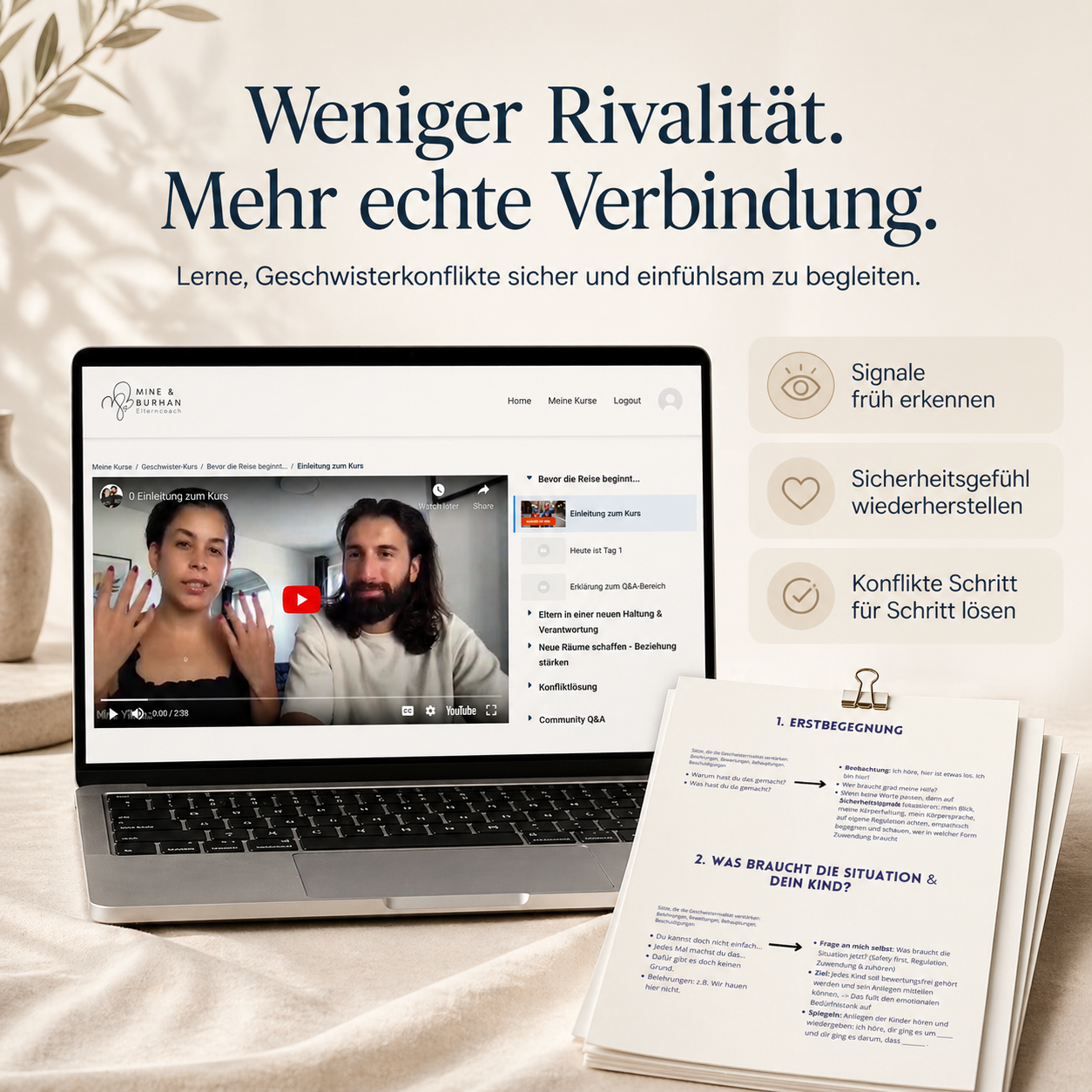 Geschwister-Kurs — Weniger Rivalität, mehr echte Verbindung