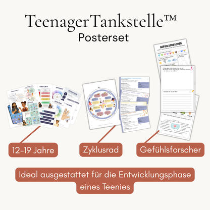 Poster - TeenagerTankstelle™ (Download zum selber ausdrucken) | Auch als Karten oder Heft nutzbar